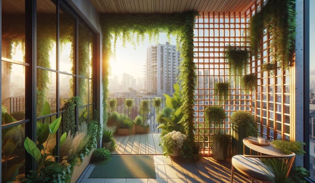 Grigliato per balcone in condominio