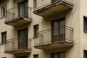 balcone pericolante