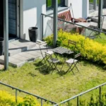 pavimento giardino privato in condominio